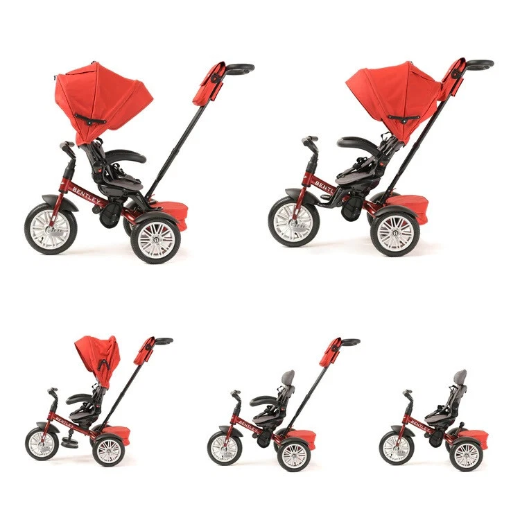 Bentley Continental Stroller Trike dragon red Sport Kinderwagen Tricycle 6in1 - Bild 3 von 4