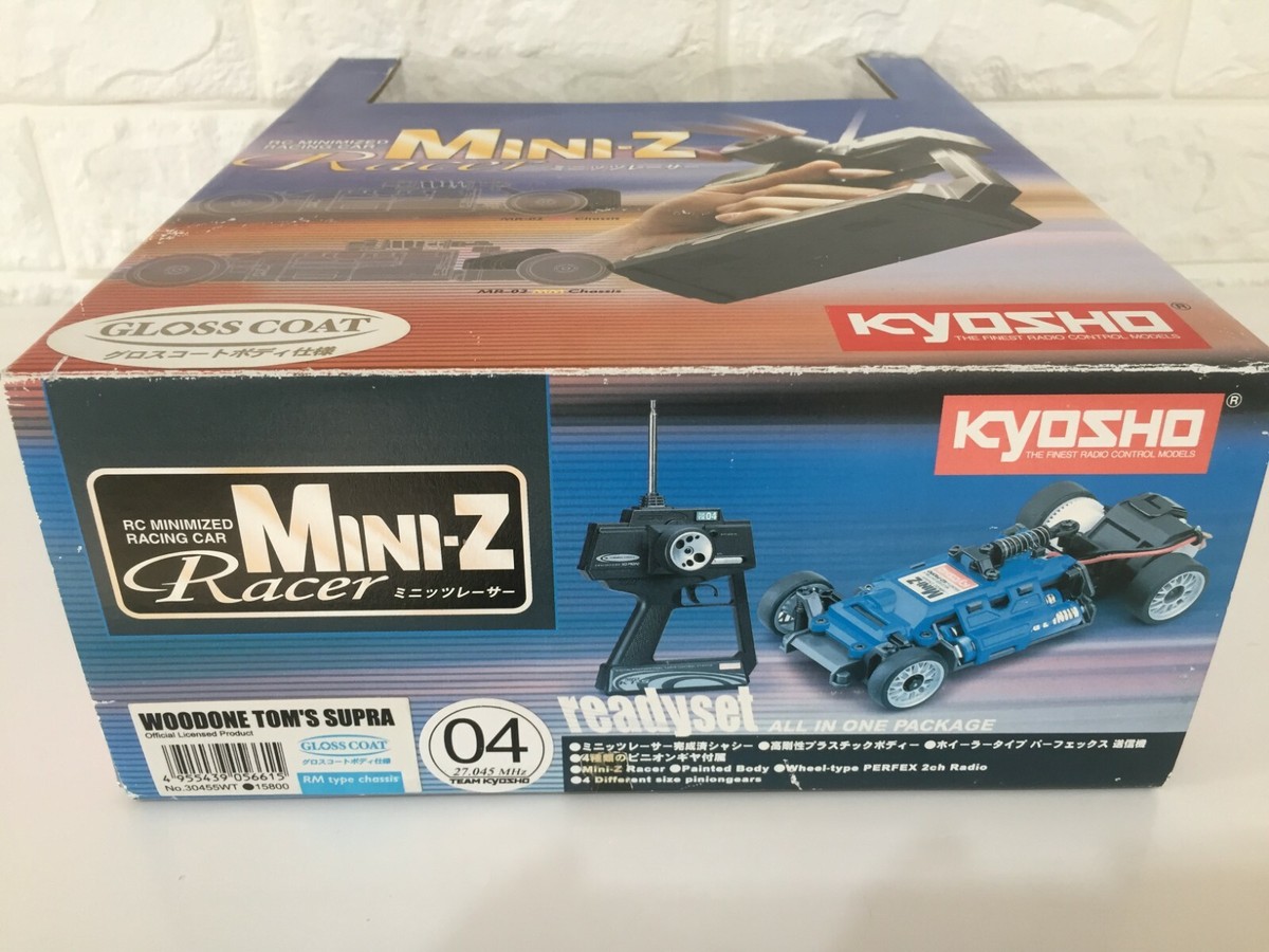 OLD Super Rare Kyosho MINI-Z Racer readyset WOODONE TOM'S SUPRA