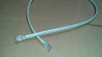 US MADE 5ft Quabbin 9720R T1 Shielded RJ48C Patch Cable (RJ45 M/M) (Cross over)