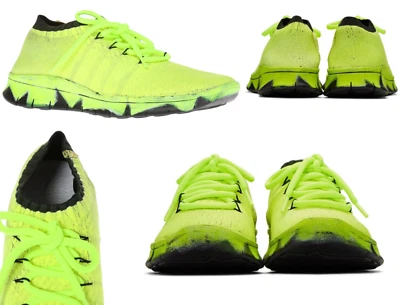 Maison Margiela Cadavres D'Animaux Recouvert Fluorescent Crackle Tricot Baskets - Photo 1/4