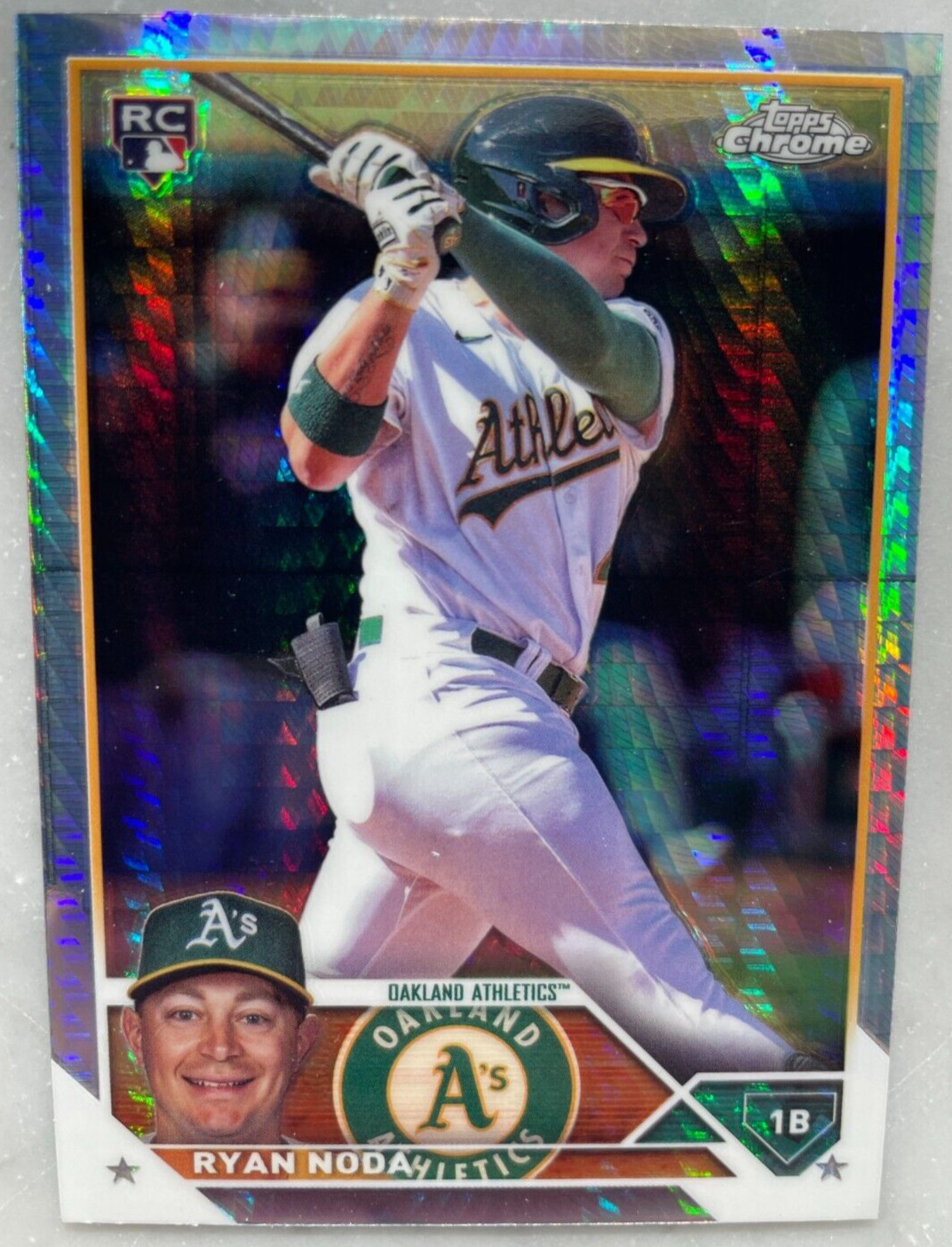 2023 Topps Update Series Ryan Noda Rookie Rainbow FOIL  Athletics - #US75 NEW
