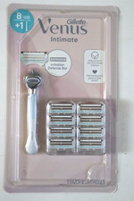 Gillette Venus Female Intimate Grooming 1 Handle + 8 Cartridges