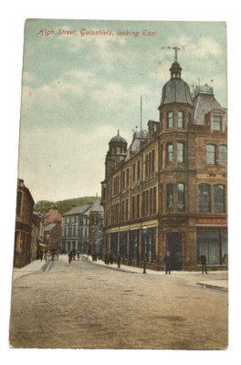 High Street, Galashiels, Blick nach Osten (J. Clapperton, Galashiels) - um 1917
