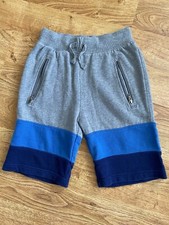 Hanna Andersson Boy  s Shorts 120 6-7 years Blue Gray