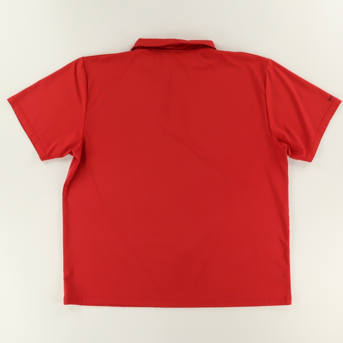 Tattoo Golf Bones Polyester Solid Polo Shirt Red … - image 4