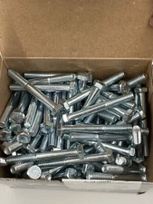 Midwest Fastener Grade 5 Hex Cap Screws 5/16-18 Thread x 2-1/2,Zinc Plate 100PK