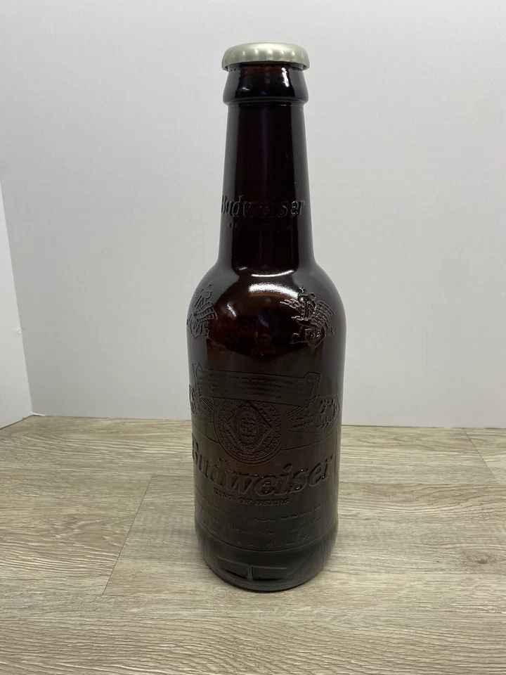 Botella de cerveza Budweiser 15" Jumbo GLASS Nascar Dale Earnhardt JR Bud Nascar Foto 4 de 4