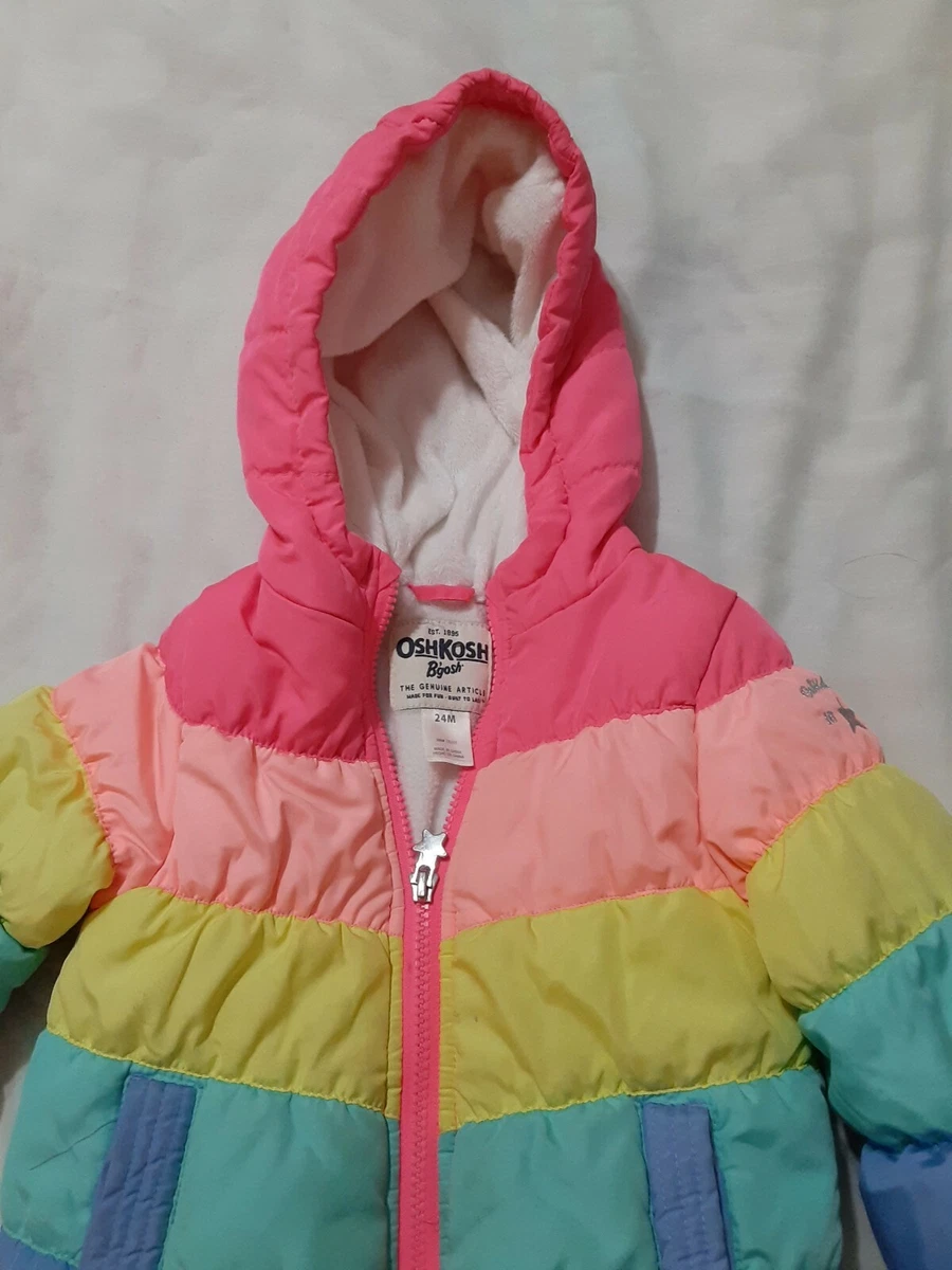 24 Month Rainbow Colored Jacket Oshkosh B gosh eBay