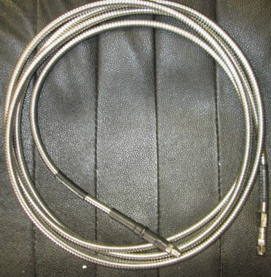 20 GHz Armored RF Cable 120 inch NEEDS REPAIR Center pin is missing on one end