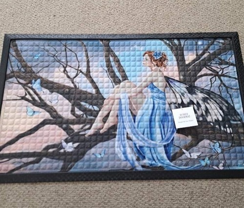 Nuevo Atardecer Hada Puerta Alfombra Piso Goma Cocina Exterior Interior Mariposas Mujer - Imagen 2 de 3