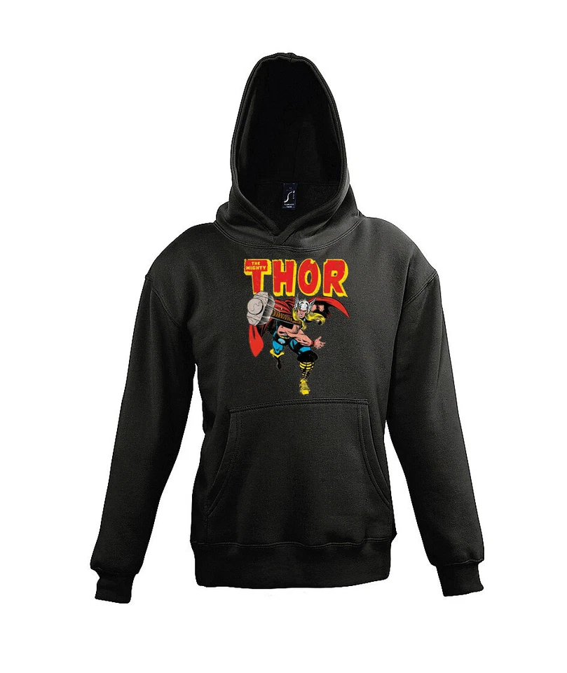 Youth Designz Kinder Hoodie Mighty Thor Pullover Print Lustig Iron Man Hulk Held