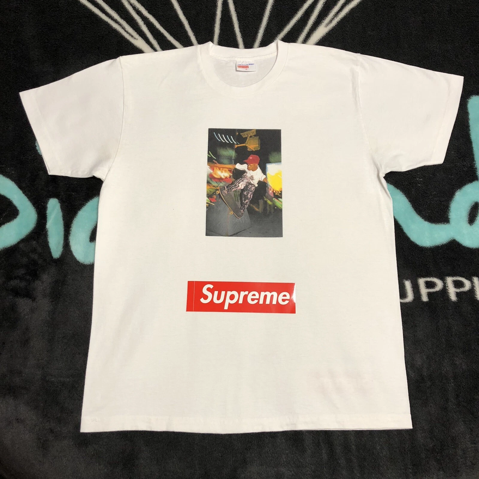 TEE HUNTER SUPREME X CDG HAROLD (BLANC) (XL) SS14 2014 COMME DES GARCONS TEE