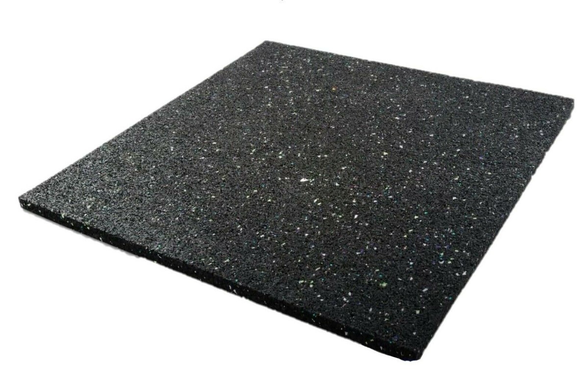 Tapis Antidérapant Pour Fitness MNBVH – 6 Pièces 20x10x2cm En EVA, Réduit Vibrations/bruits, Protège Sol, Pour Tapis De Course, Vélo Elliptique