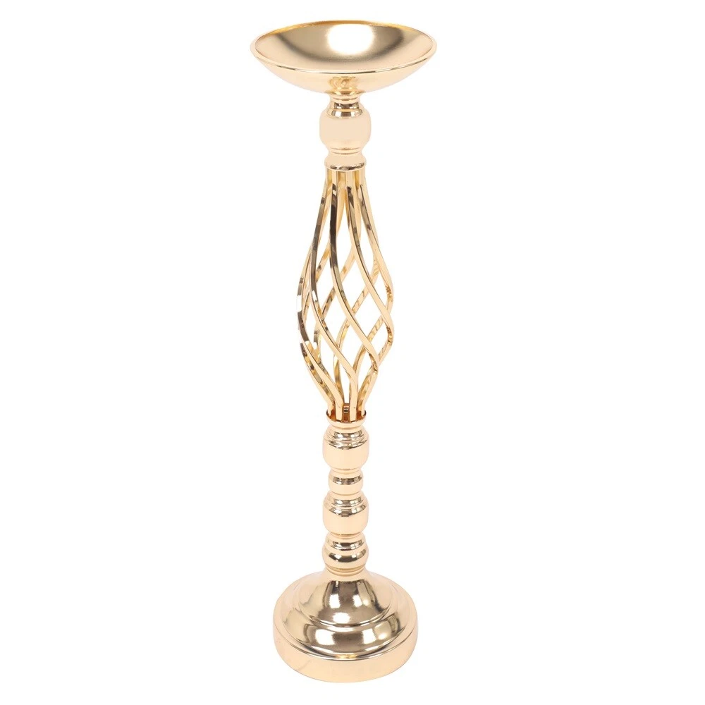 2PCS Gold Vase for Wedding Centerpieces 23 Inch Tall Flower Stand Wedding