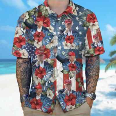 President Trump Election Make 4th July Great Again 3D HAWAII SHIRT BEST PRICE