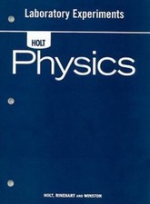Holt Physics: Laboratory Experiments Student ...