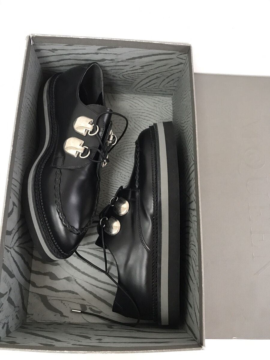 NIB Alexander McQueen 36.5 Donna Leather Studded Platform NIB Alexander McQueen 36.5 Donna Leather Studded Platform