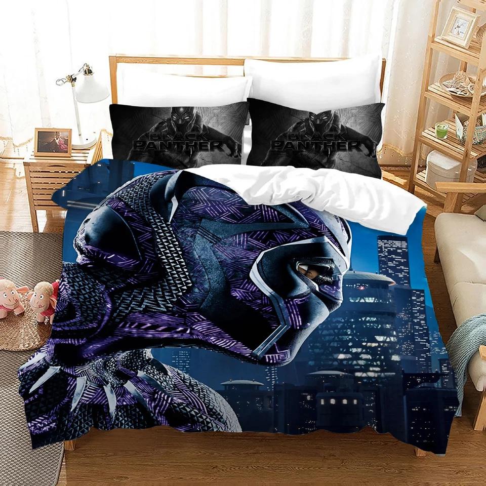 Black Panther - Chadwick Boseman Full Bedding Set (4pcs)