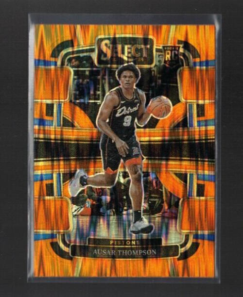2023-24 Panini Select - Concourse Orange Flash Prizm #95 Ausar Thompson (RC)