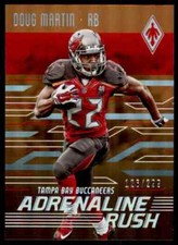 2016 PANINI PHOENIX ADRENALINE RUSH ORANGE DOUG MARTIN 126/299 TAMPA BAY
