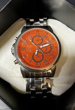 Königswerk Quartz Herrenuhr Silber/Orange inkusive OVP