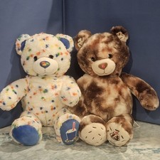 Build A Bear Baskin Robbins Sundae Bear  Dairy Queen Blizzard Bear Plush Bundle