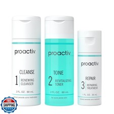 Proactiv 3 Step Acne Treatment - Benzoyl Peroxide Face Wash, Repairing Acne S