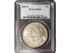 🔥 1887/6 Morgan Silver Dollar – PCGS MS63 – Scarce Overdate - Luster🔥