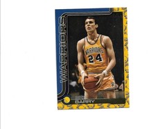 2025-26 Topps RICK BARRY Team Logo Golden State Warriors SSP card--HOF
