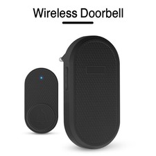 Wireless Doorbell Chime Waterproof Plugin Receiver Adjustable Volume Kit 1000FT