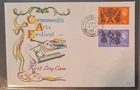 GB - 1965 Commonwealth Arts Festival - Phosphor First Day Cover - Botley FDI