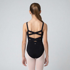 Ivivva by Lululemon Girl's Star Crossed Leotard in Black Color and size 10