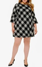 ⛱️SUMMER SALE🏖️ 1X⛱️Jessica Howard Womens Black Business Mini Sheath Dress