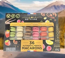 Authentic Imported French Macarons 435g 6 Flavours , 36 Macaroons , Chocolate