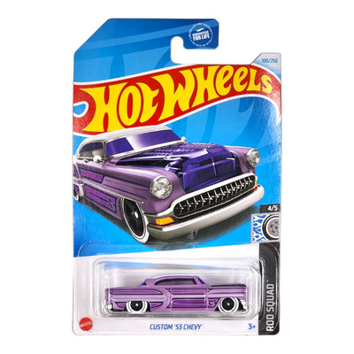 HOT WHEELS Custom '53 Chevy Treasure Hunt Rod Squad Mainline Bel Air HTF18 2024