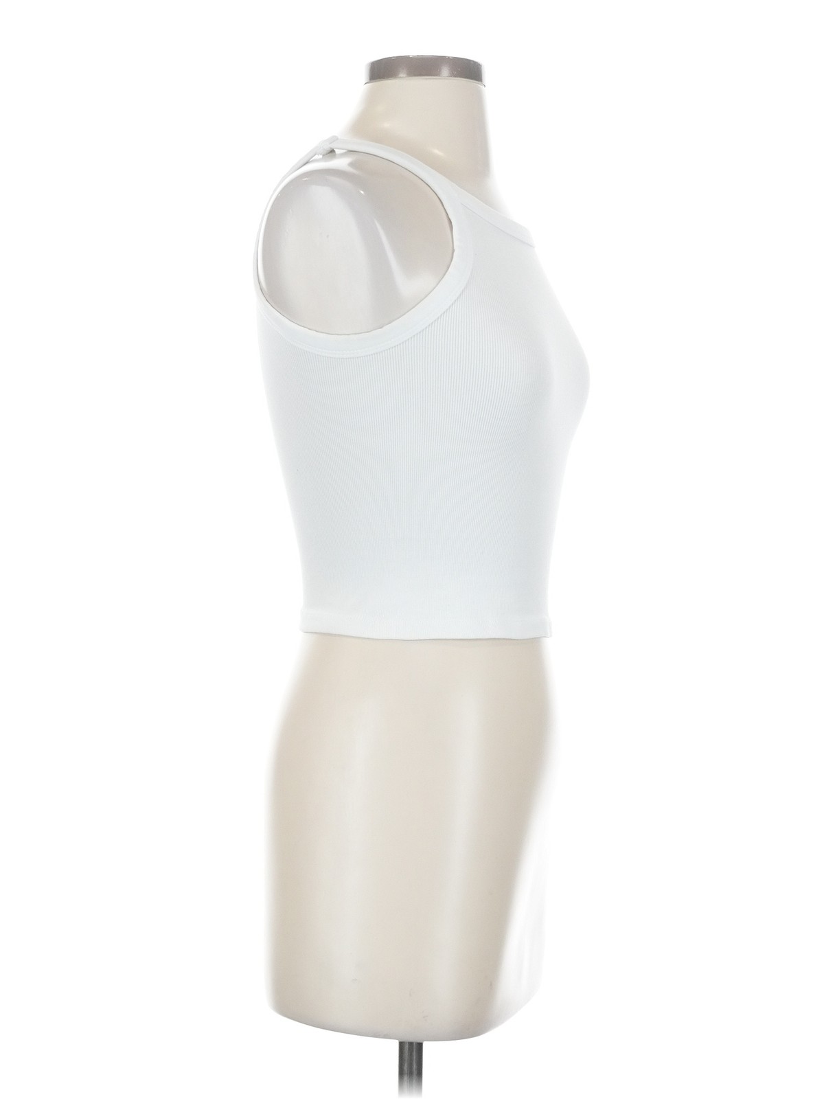 Zara Women White Tank Top S thumbnail 3