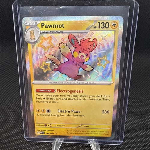 Pawmot 144/091 Holo - Pokemon Paldean Fates NM