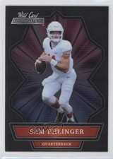 2021 Wild Card Alumination Black Sam Ehlinger #ABC-26 Rookie RC 00jz. rookie card picture