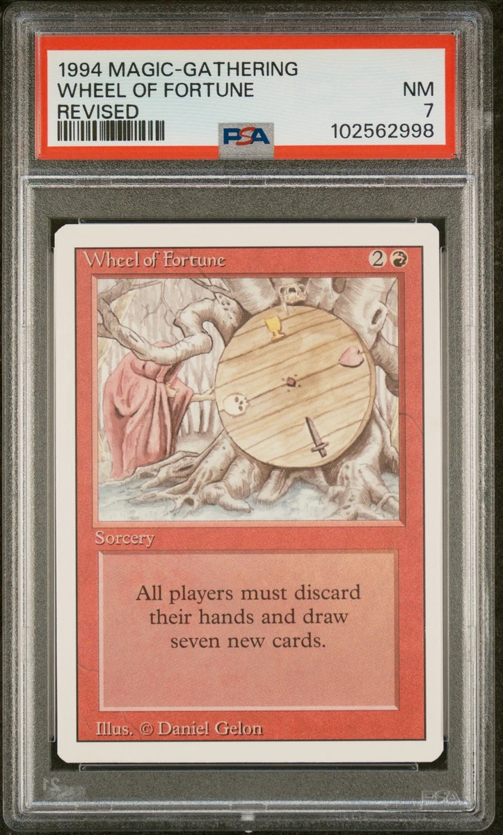 Wheel Of Fortune In Individual Magic: The Gathering Cards for sale