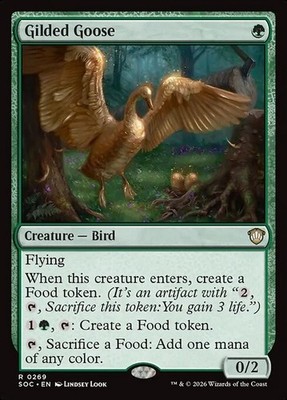 *MtG: 2x GILDED GOOSE - Commander Secrets of Strixhaven Rare - magicman*
