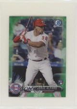 2017 Bowman Chrome Minis Base Rookies Green Refractor 40/99 Jorge Alfaro #60 kf4