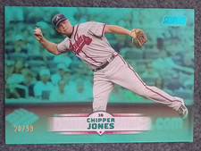 2025 TOPPS STADIUM CLUB BASEBALL  CHIPPER JONES TURQUOISE PARALLEL#84#D20/99