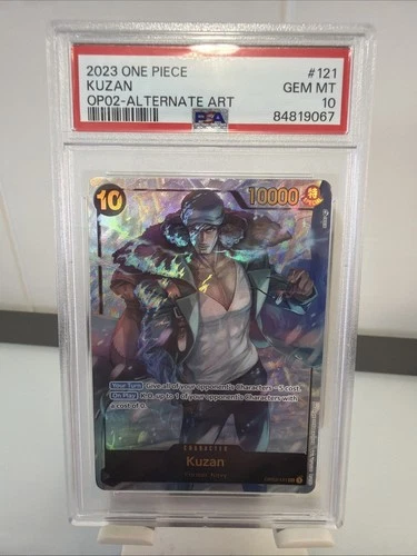 Kuzan Op02-121 SEC ALT ART PSA 10 (2023 One Piece Paramount War)  ENG Refactor