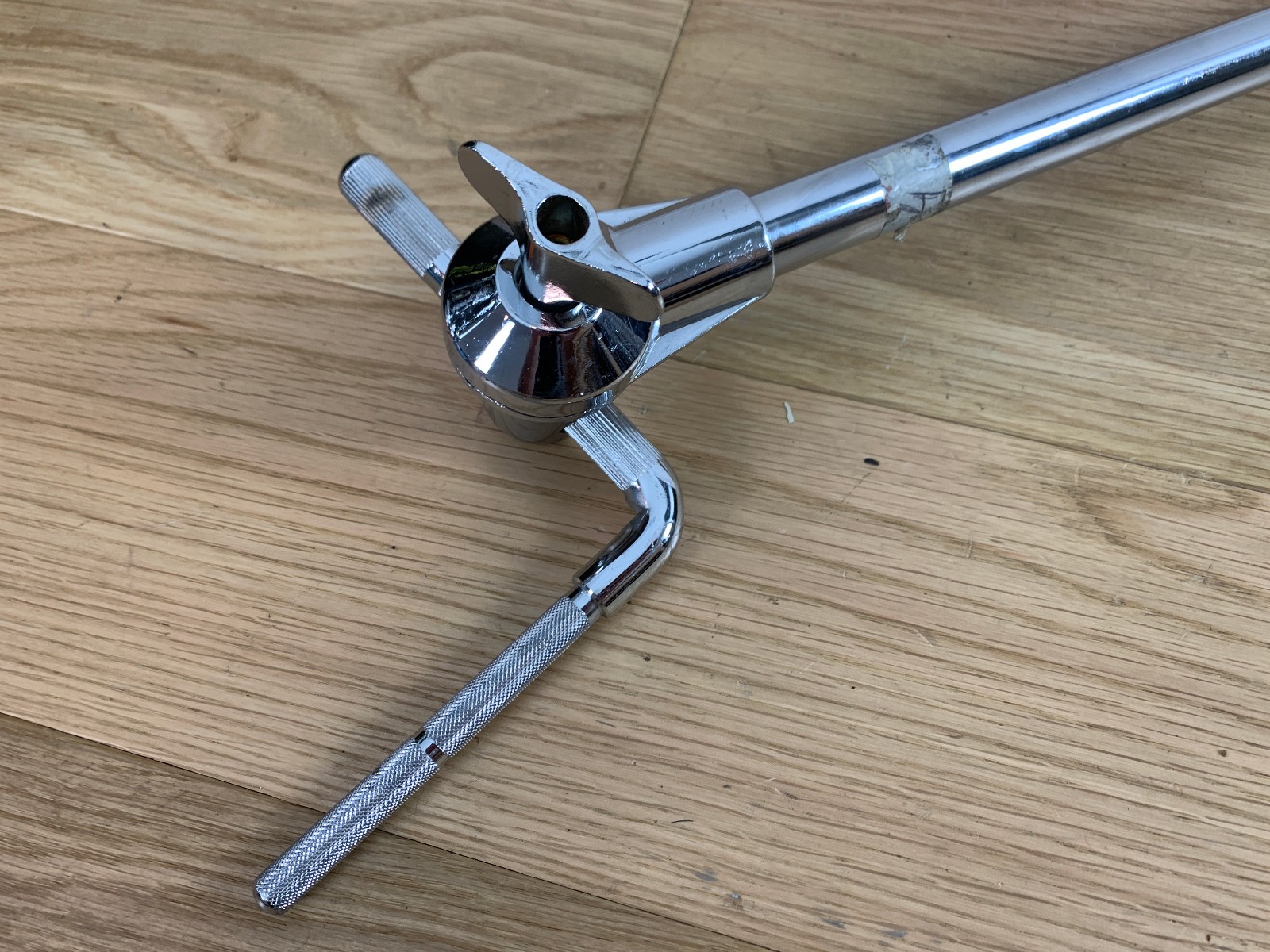 3/4"-3/8" Rack Tom Drum Mount Post L-Arm Holder Part w/ Tilter Long Tube Stand