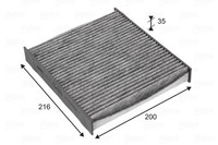 Innenraumfilter Valeo Protect 715725 Aktivkohlefilter FüR Clio Renault Captur 5