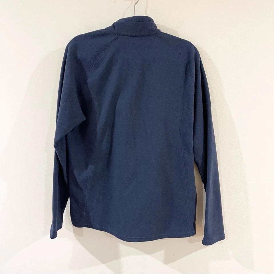 Easter Mountain Sports Men's Navy Blue 1/2 zip Fleece Pullover Size M - Image 4 of 4