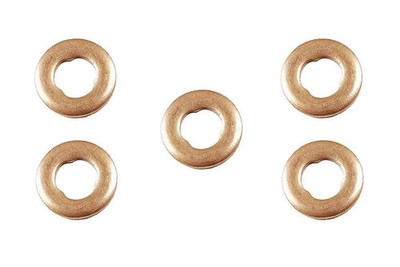 Elring Set of 5 Fuel Injector Seals (7.1 X 1.56 mm) For Dodge Freightliner 2.7L