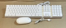 Apple A1048 USB Wired Mac Keyboard With 2 USB Ports W/A1152 wired mouse