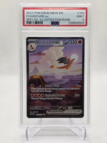 Pokemon 2023 Charizard ex 199/165 SIR Scarlet & Violet 151 PSA 9