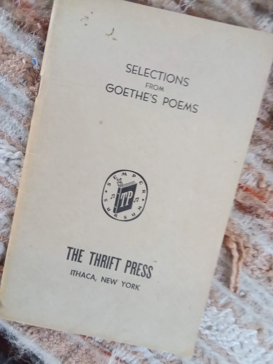 Antiquarian & Collectible Johann Wolfgang von Goethe Books in